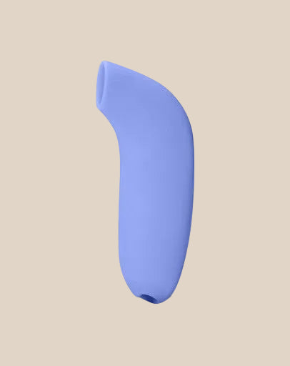 Side view of the Periwinkle Dame Aer showing the pressure-wave nozzle.