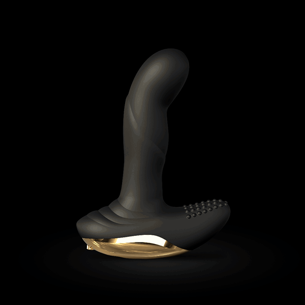 Animated loop showing the internal finger massage come hither motion and vibrating action of the Dorcel P-Finger shaft