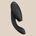 Close-up of the patented Pleasure Air Technology on the Black Womanizer Duo 2 from Noirette
