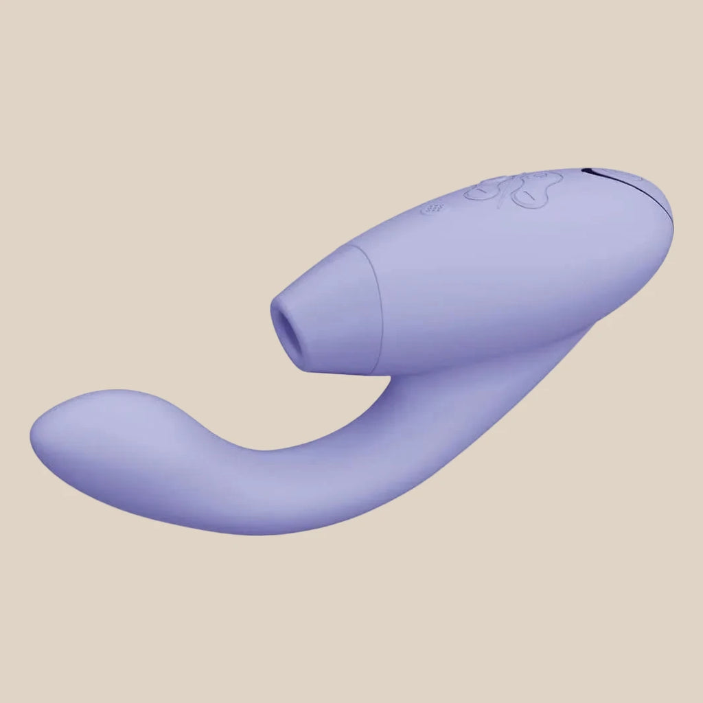 Lilac Purple Womanizer Duo 2 – 100% waterproof dual stimulator at Noirette.