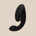 Womanizer Next Duo in Black at Noirette – The ultimate 3D Pleasure Air dual stimulator with discreet AU shipping.